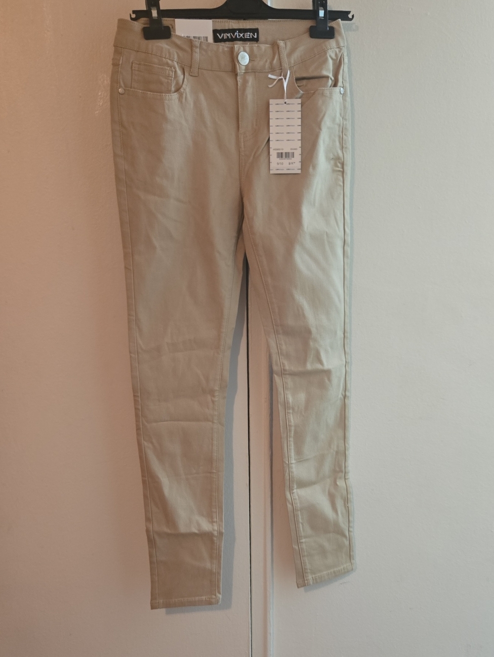 Women's Stretch  Skinny Jeans - Beige